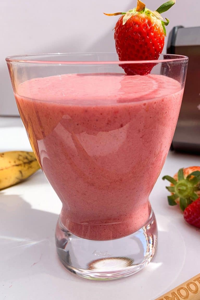 Batido fresa y platano