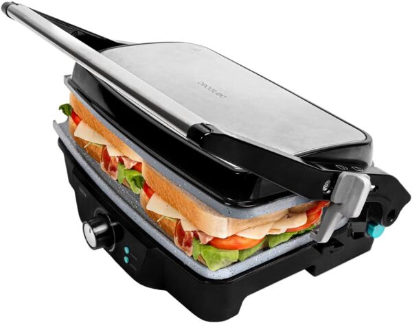 Cecotec Rock'n'Grill 1500 Mix: El Grill 2 en 1 (Plancha y Parrilla)