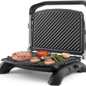 Taurus Grill&Co Plus Grill con Placas Extraíbles (Fácil Limpieza)