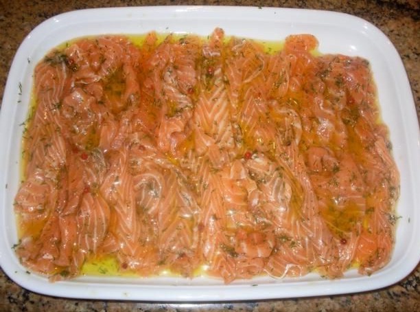 Salmon a la plancha marinado