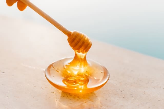 miel natural. ingrediente saludable