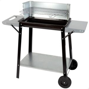 Barbacoa de Carbón Barata Aktive 52973 ( + Ruedas y 2 Parrillas) tambien para leña