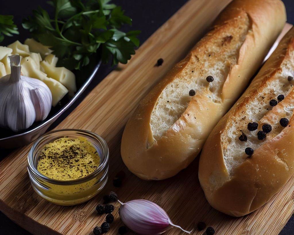 ingredientes pan de ajo casero