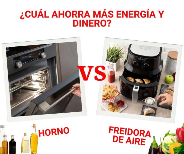 freidora de aire vs horno