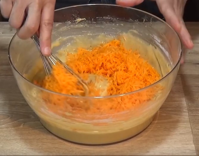 mezcla masa bizcocho de zanahorias casero 2