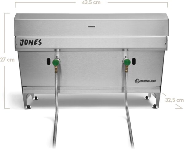 Burnhard JONES: Barbacoa de Gas Plegable y Ultra-Compacta