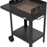 Barbacoa de leña con ladrillos refractarios