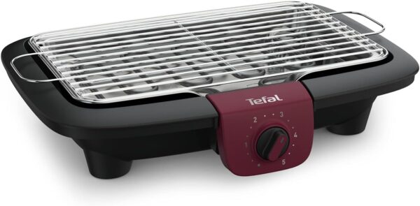 Tefal Easygrill Barbacoa Eléctrica Fácil de Limpiar (Apta Lavavajillas)