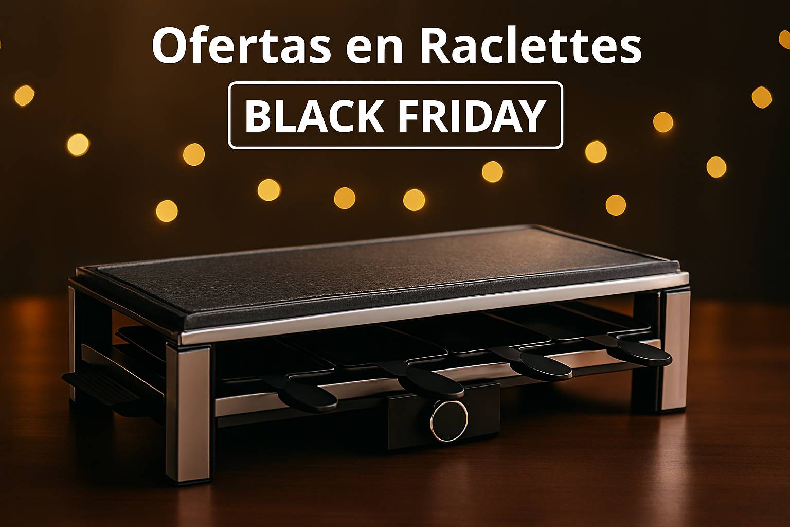 Raclettes en una mesa festiva