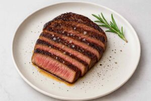 Entrecot a la Plancha Perfectamente Fileteado y Jugoso